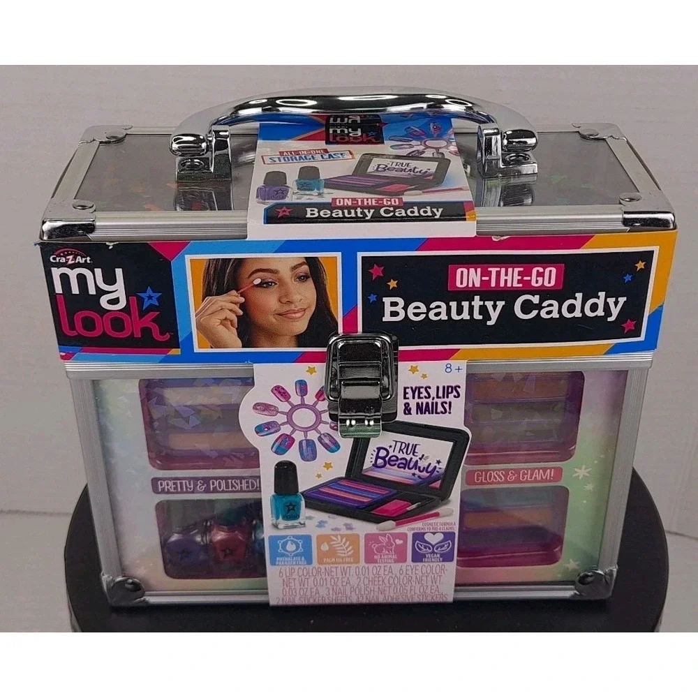 Cra Z Art‎ My Look On The Go Beauty Caddy; Eyes Lips And Nails New In Box